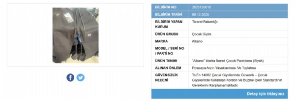 Ünlü marka da listede! Bakanlık 3 ürünün daha satışını yasakladı