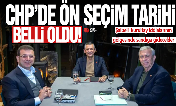 CHP'de ön seçim tarihi belli oldu: 23 Mart'ta sandık başına gidecekler
