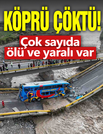 Köprü çöktü! Çok sayıda ölü ve yaralı var
