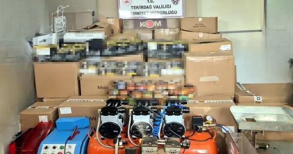 Tekirdağ'da kaçak tütün operasyonu gerçekleştirildi: 4 gözaltı