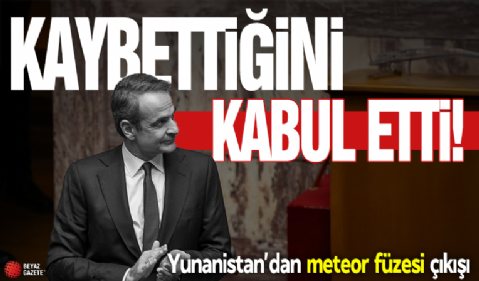 Yunanistan Başbakanı Miçotakis'ten Türkiye'ye karşı başarısızlık itirafı