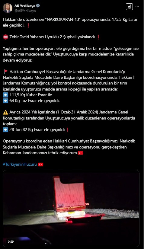 Zehir tacirlerine darbe! Kilolarca uyuşturucu madde ele geçirildi