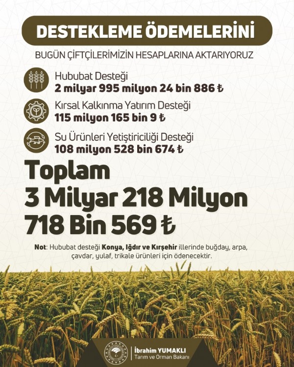 Bakan duyurdu! Bugün hesaplara yatıyor