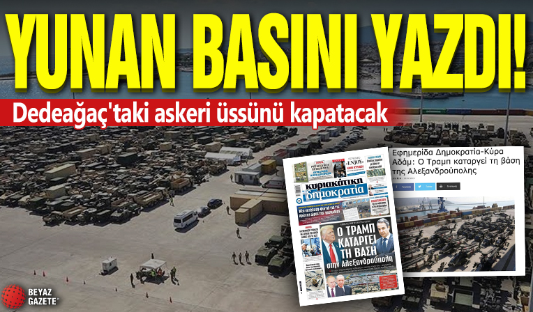 Yunan basını yazdı: ABD, Dedeağaç'taki askeri üssünü kapatacak