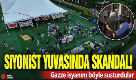 Siyonist yuvasında skandal! Gazze isyanını böyle susturdular