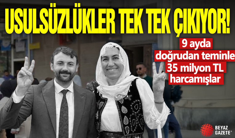 Usulsüzlükler tek tek çıkıyor! 9 ayda doğrudan teminle 35 milyon TL harcamışlar