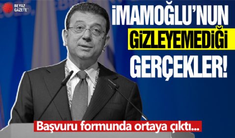 İmamoğlu'nun usulsüz yatay geçişinde bir skandal daha! Başvuru formunda ortaya çıktı