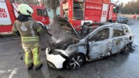 İstanbul'da korkunç kaza! Yanan otomobil 7 araca çarptı