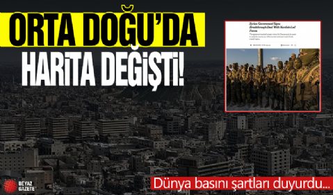 Orta Doğu’da harita değişti! Dünya basını şartları duyurdu: İşte Suriye’de son durum