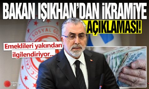 Bakan Işıkhan'dan bayram ikramiyesi açıklaması