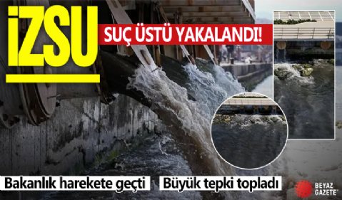 İZSU denize çamur deşarj ederken suç üstü yakalandı!