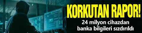 Korkutan rapor: 24 milyon cihazdan banka bilgileri sızdırıldı