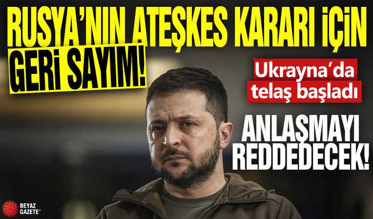 Rusya’nın ateşkes kararı için geri sayım! Ukrayna’da telaş başladı: Anlaşmayı reddedecek!