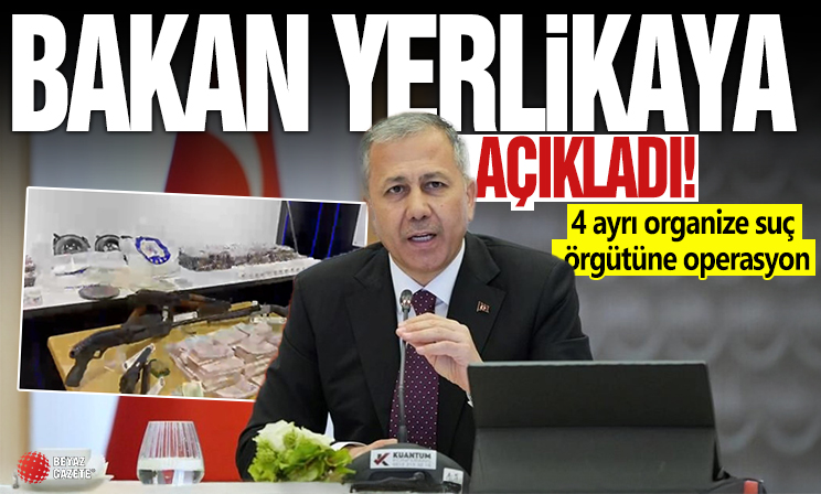 4 ayrı organize suç örgütüne operasyon: 79 kişi yakalandı