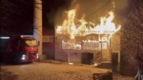 Kahramanmaraş'ta cami lojmanında korkutan yangın