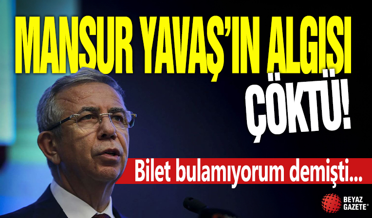 Mansur Yavaş'ın algısı çöktü! Bilet bulamıyorum dedi, THY’nin uçuşu olduğu ortaya çıktı!