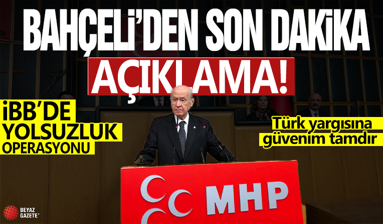 MHP lideri Devlet Bahçeli: Türk yargısına güvenim tamdır
