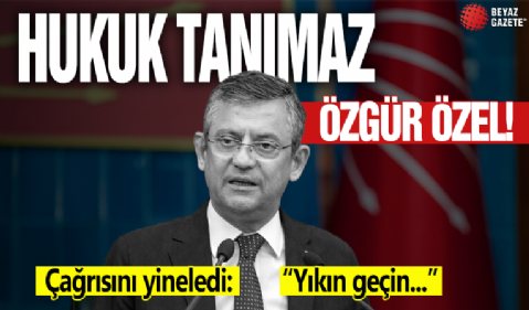 Özgür Özel'in hukuk tanımazlığı devam ediyor! Çağrısını yineledi: Yıkın geçin!