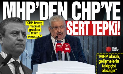 MHP'den Özgür Özel'e çok sert 'sokak' tepkisi!