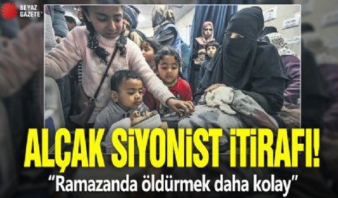 Alçak siyonist itirafı! 'Ramazanda öldürmek daha kolay'