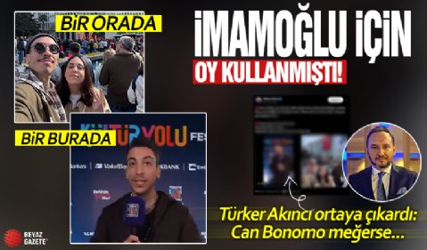 İmamoğlu için oy kullanmıştı! O görüntüleri gündem oldu: Can Bonomo meğerse...