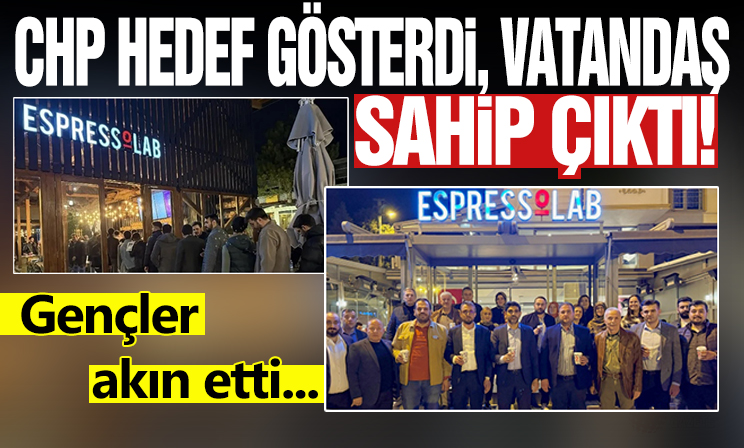 CHP hedef gösterdi, vatandaş sahip çıktı! Boykota karşı gençler D&R ve Espresso Lab'a akın etti