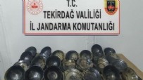 Tekirdağ'da teknede tarihi 50 tabak ele geçirildi