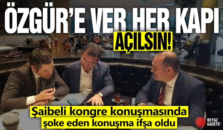 Özgür'e ver her kapı açılsın! Şaibeli kongre konuşmasında şoke eden konuşma ifşa oldu