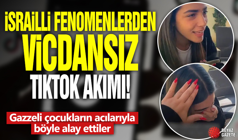 İsrailli fenomenlerden vicdansız TikTok akımı! Gazzeli çocukların acılarıyla böyle alay ettiler