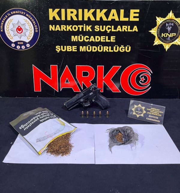 Kırıkkale'de uyuşturucu operasyonu düzenlendi