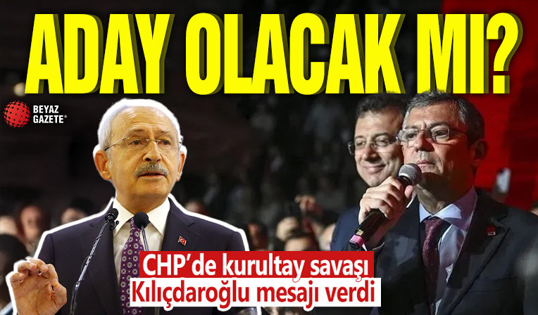 CHP'de kurultay savaşı! Kılıçdaroğlu mesajı verdi: Aday olacak mı?