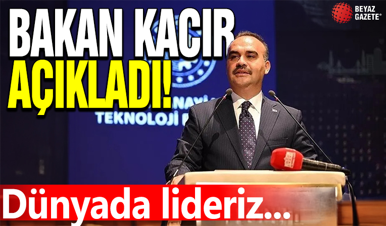 Bakan Kacır açıkladı: İnsansız hava aracı üretiminde dünyada lider pozisyona eriştik