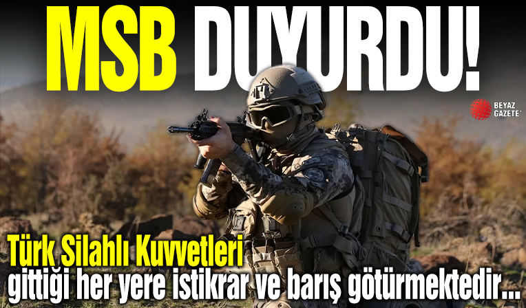 MSB: TSK kendisine tehdit olmayan kimse için tehdit değildir