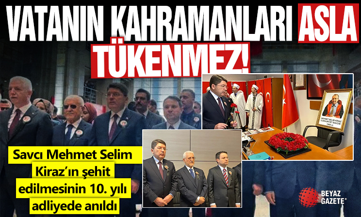 Savcı Mehmet Selim Kiraz’ın şehit edilmesinin 10. yılı adliyede anıldı