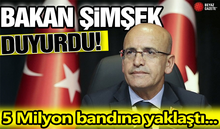 Şimşek: Kayıt dışı ekonomi ile yoğun mücadelemiz sonuç veriyor