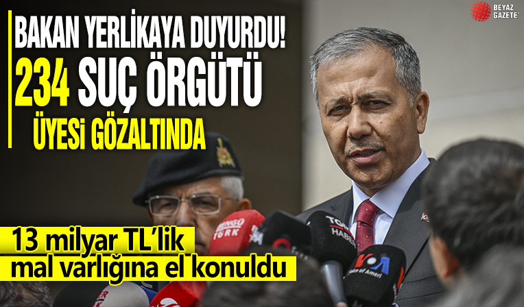 Uluslararası suç örgütlerine operasyon: 234 üst düzey örgüt üyesi gözaltına alındı
