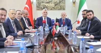 Bakan Bolat, Suriye'de Ekonomi ve Sanayi Bakanı eş-Şa’ar ile görüştü