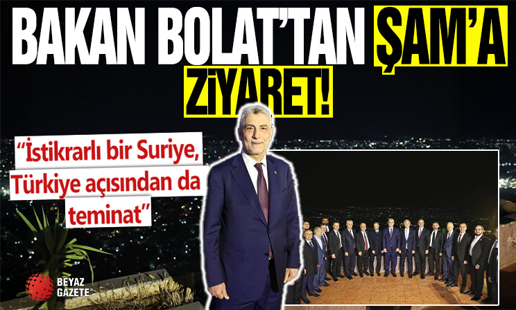 Ömer Bolat, Şam'da Kasiyun Dağı'nı ziyaret etti