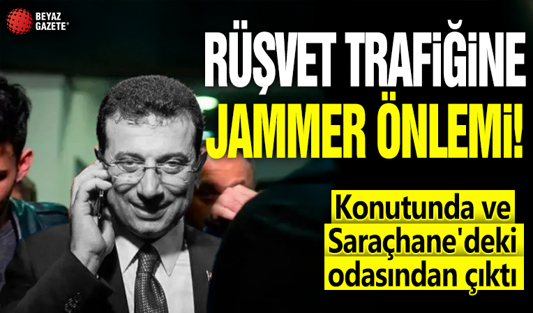 Rüşvet trafiğine jammer önlemi! Konutundna ve Saraçhane'deki odasından çıktı