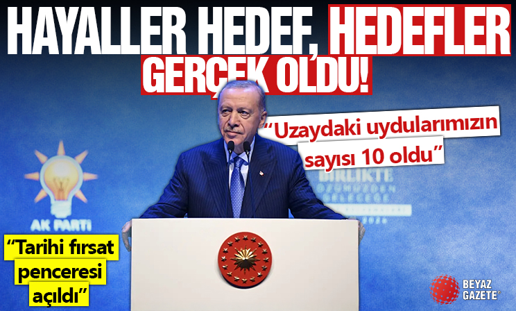 TÜRKSAT 6A hizmete alındı! Cumhurbaşkanı Erdoğan: Kendi uydusunu üreten 11 ülkeden biriyiz