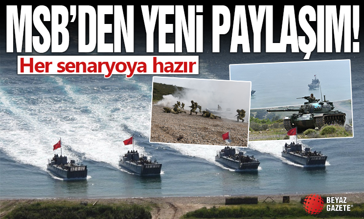 MSB'den İzmir Körfezi'nden yeni paylaşım: Her senaryoya hazır