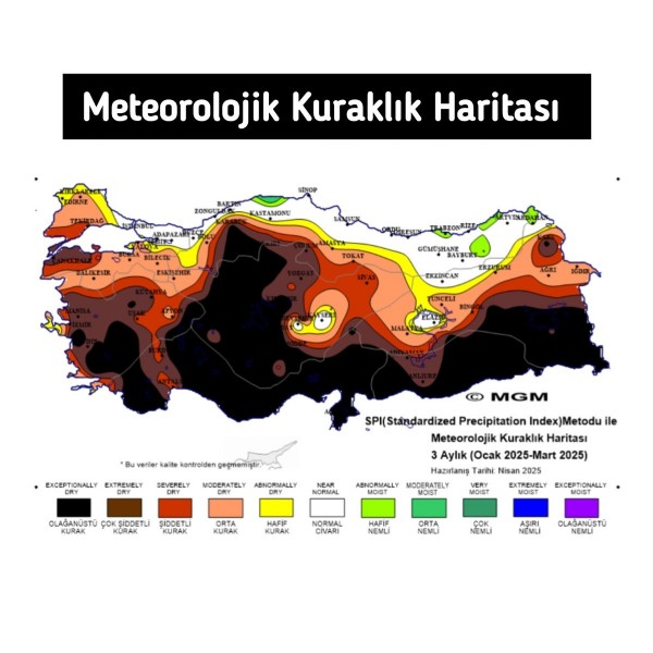 Kuraklık haritası yayınladı: Türkiye tehlike altında
