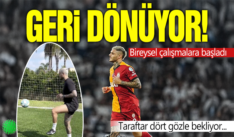 Mauro Icardi bireysel antrenmanlarını sürdürüyor