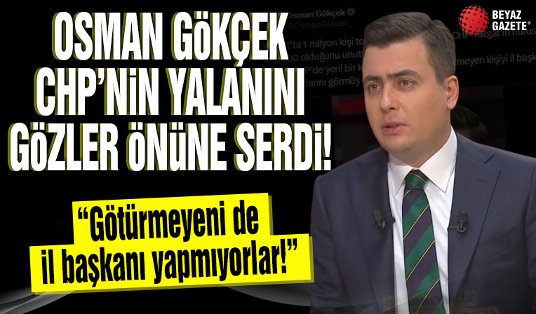 Osman Gökçek, CHP'nin 'Yozgat'ta 1 milyon kişi topladık' yalanını gözler önüne serdi!
