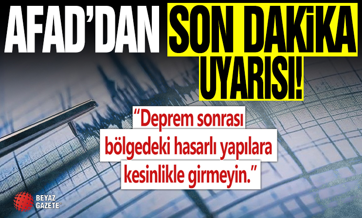 AFAD'dan İstanbullulara son dakika uyarısı