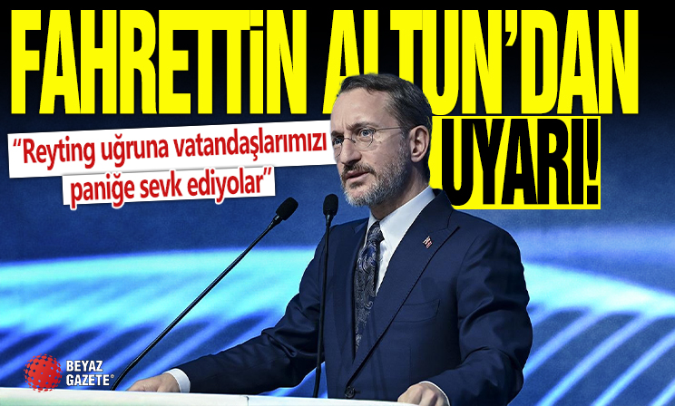 Fahrettin Altun deprem sonrası oluşan dezenformasyona karşı uyardı