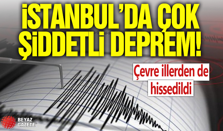İstanbul'da 3,9'luk deprem meydana geldi