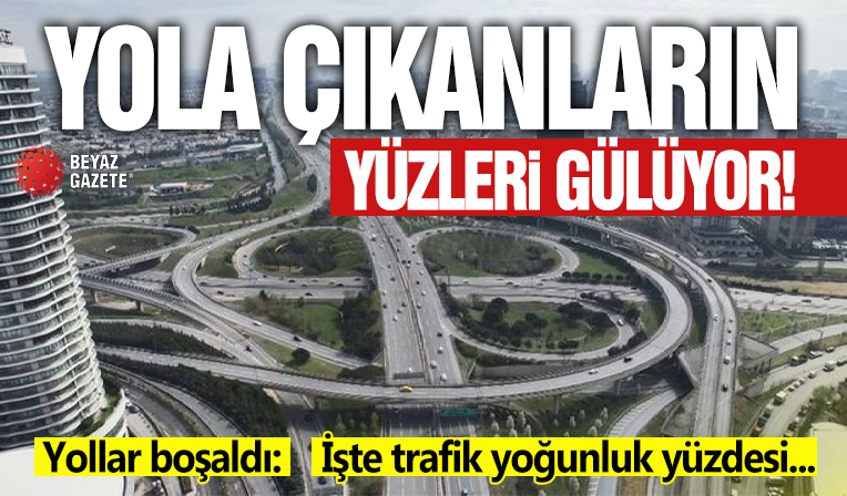 İstanbul'da yollar boş kaldı
