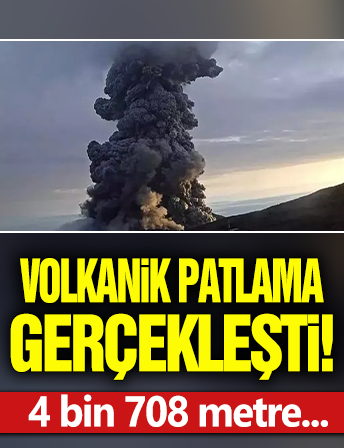 Kosta Rika’da volkanik patlama: 4 bin 708 metre yüksekliğe ulaştı