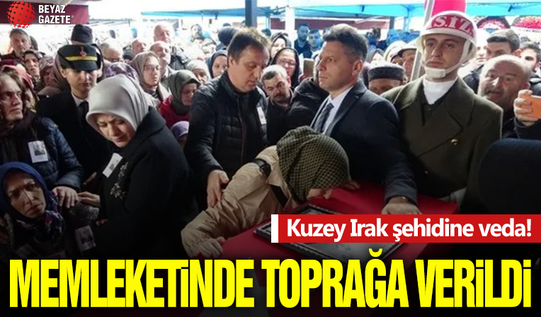 Kuzey Irak şehidine veda! Şehit olan Uzman Onbaşı Berat Mecit Day memleketinde toprağa verildi